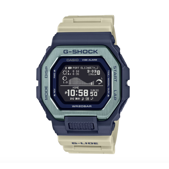 CASIO Smart Watch G-SHOCK Digital GBX-100TT-2 - Blue & Beige