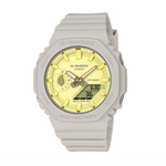 CASIO Watch G-SHOCK Analog Digital GMA-S2100NC-4A - Beige & Yellow