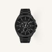 Coach Jackson 14602681 Black Dial Round Stainless Steel Bracelet Chronograph Watch, 44mm