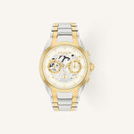 Coach Jackson 14602771 Chalk Dial Round Two-Tone Stainless Steel Bracelet Watch, 42mm