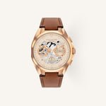 Coach Jackson 14602772 Parchment Dial Round Rose Gold-Tone Stainless Steel Bracelet Watch, 42mm