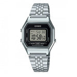 CASIO Watch Vintage LA680WA-1 Black and Silver