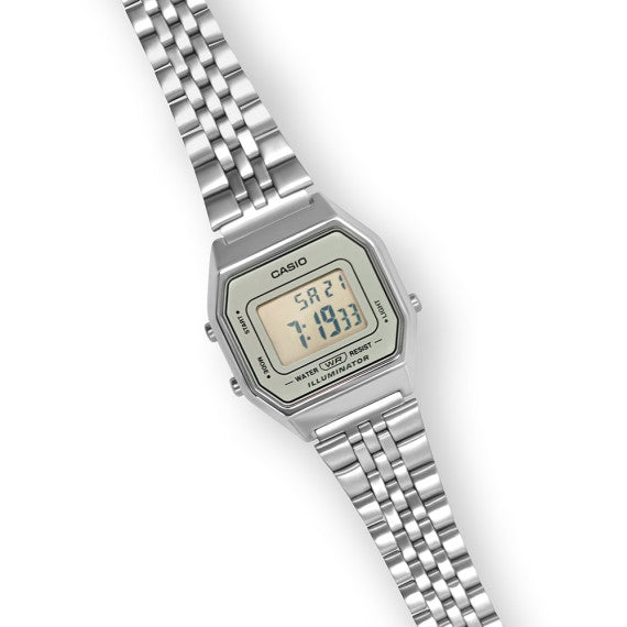 CASIO Watch Vintage LA680WA-7 Silver