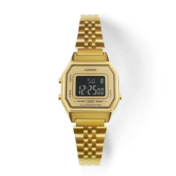 CASIO Watch Vintage LA680WGA-9B Gold & Black