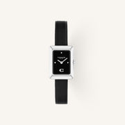 Coach Mara 14504583 Silver Dial Round Stainless Steel Signature Bracelet Watch, 19mm