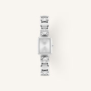 Coach Mara 14504671 Rose Gold-Tone Round Stainless Steel Signature Bracelet Watch, 15.5mm