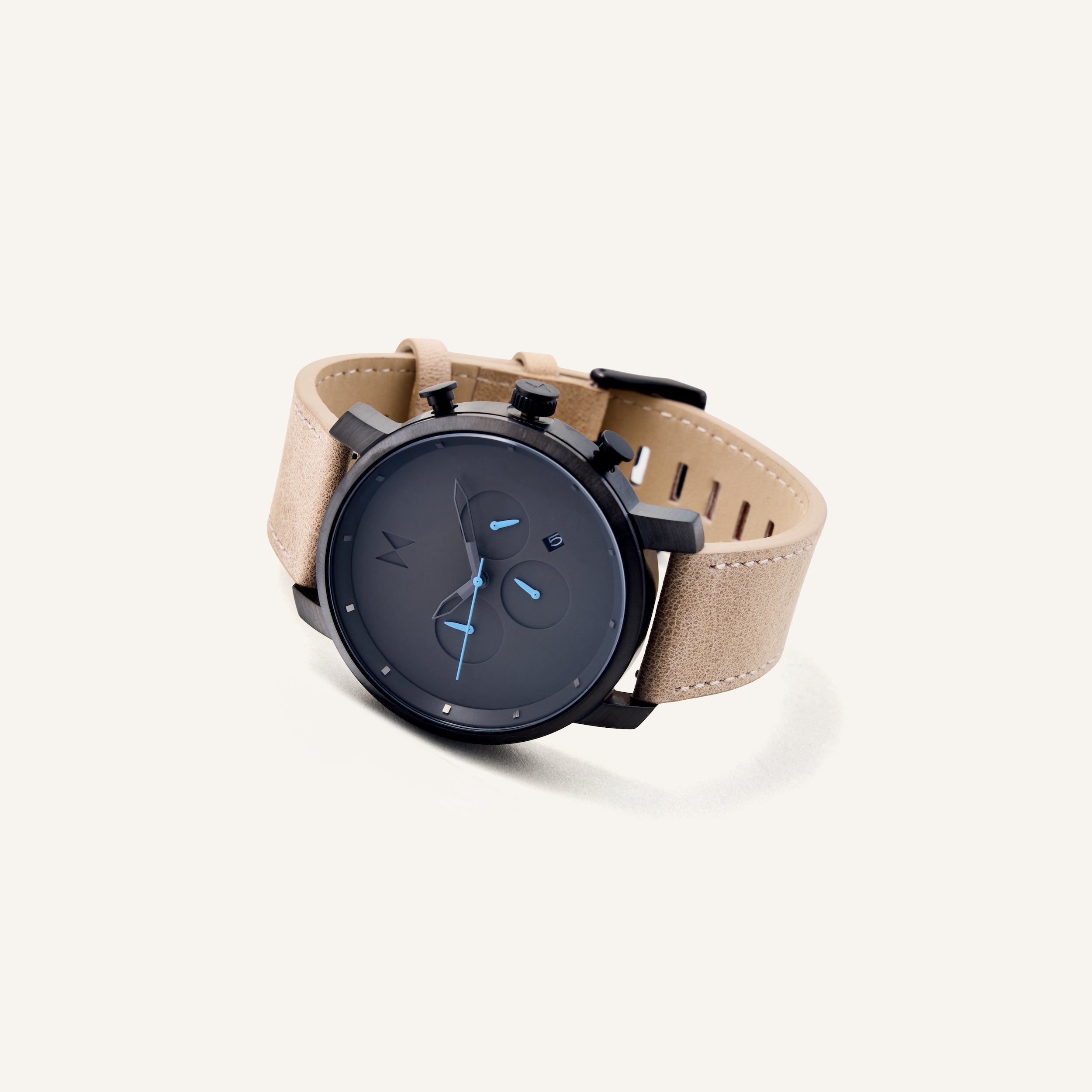 MVMT Watch Chrono Sandstone - Black & Brown