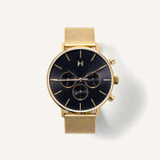MVMT Watch Legacy Traveler - Gold Black