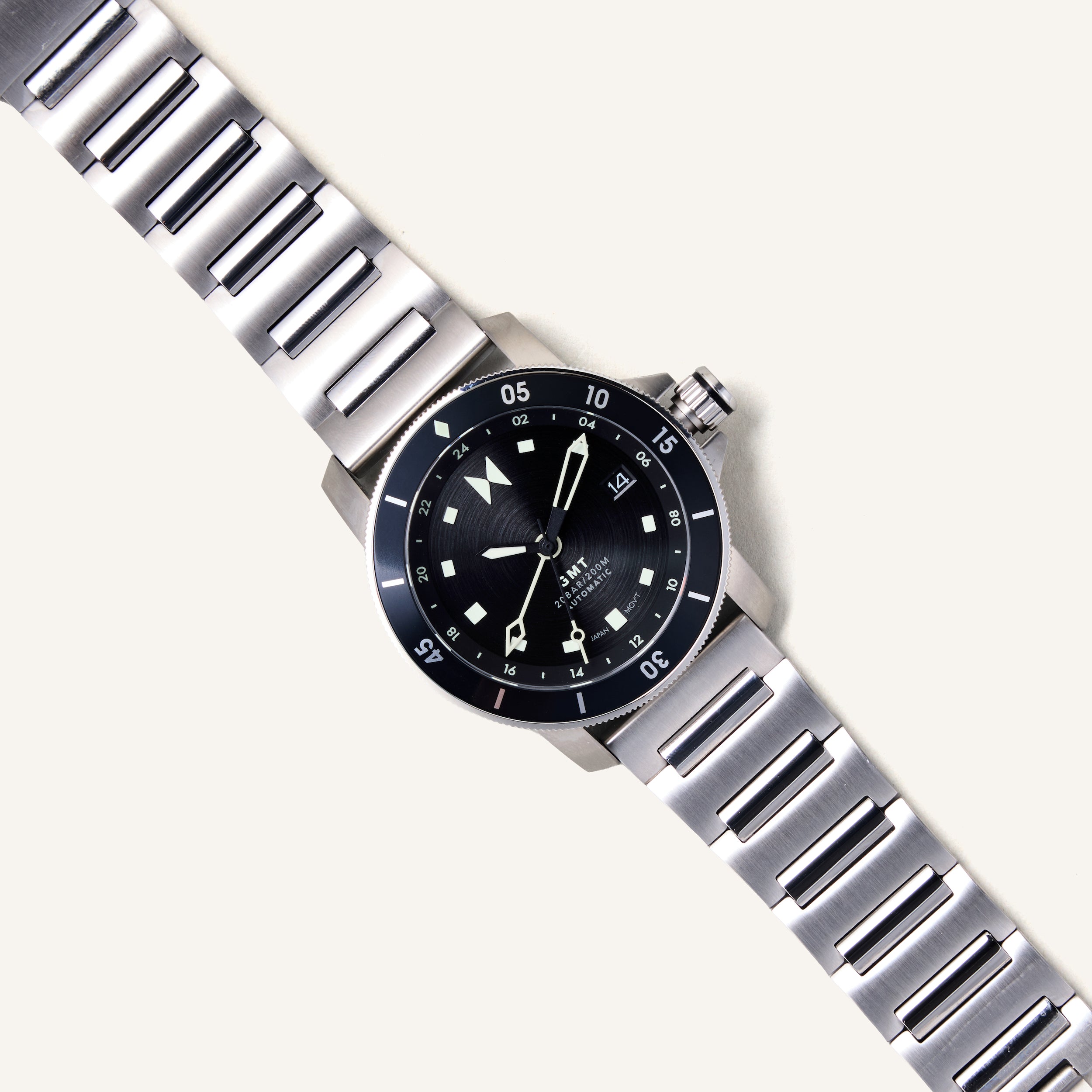 MVMT Watch Cali Diver Automatic - Skyscape Silver