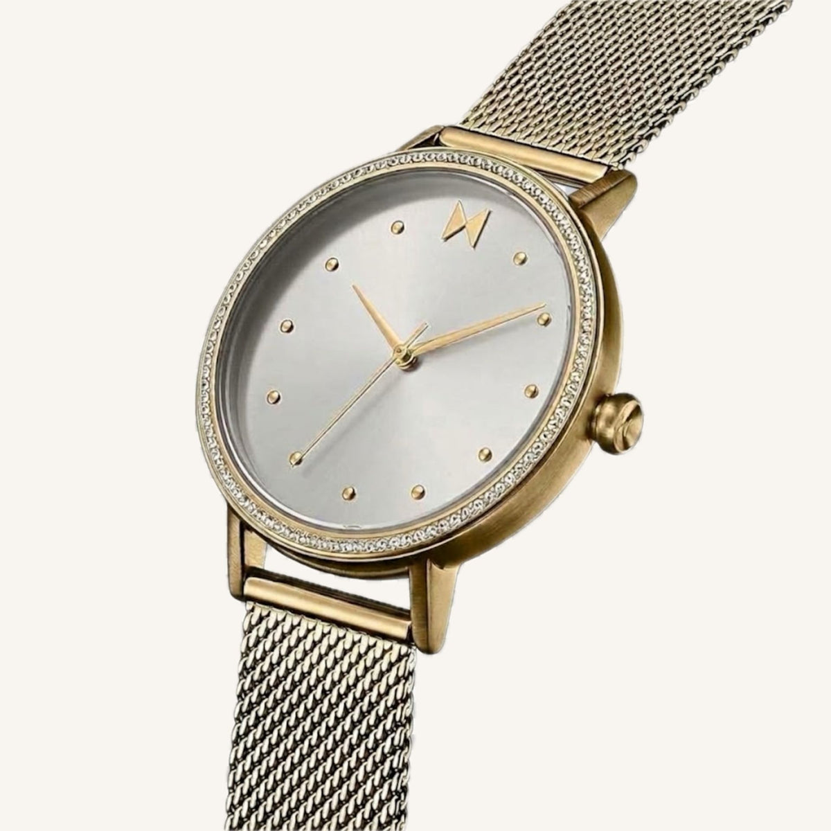 MVMT Dot Ladies Watch of Silver Stainless Steel/Mesh Bracelet, 36mm, 28000131-D