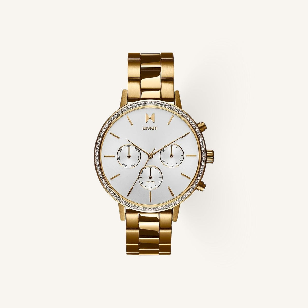 MVMT Nova Ladies Watch of Gold Stainless Steel/Bracelet, 38mm, 28000134-D