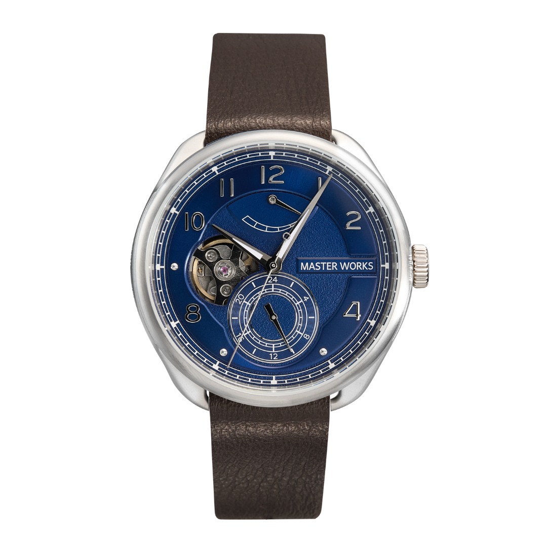 Master Works Watch Quattro 001 Navy & Blue