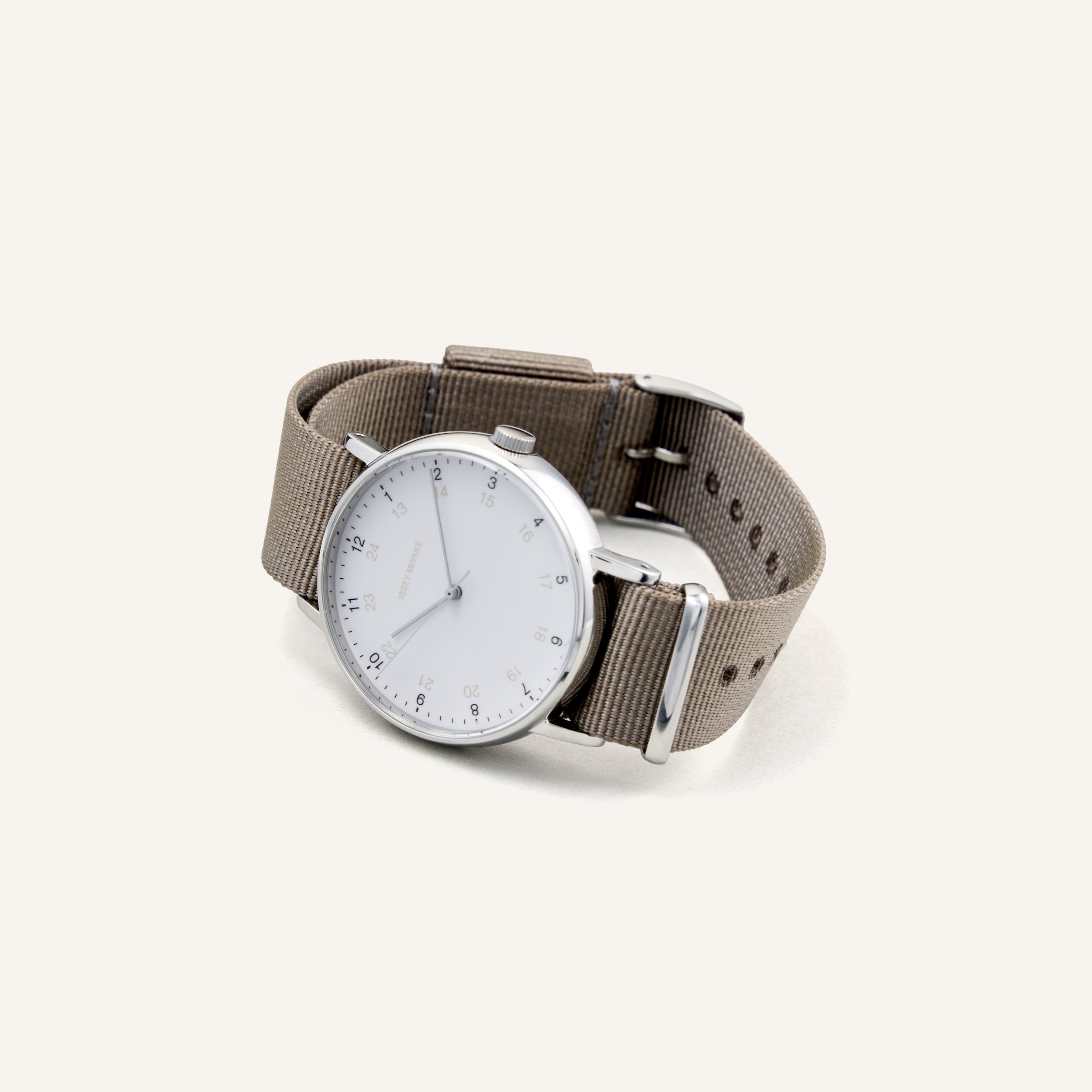 Issey Miyake Watch f White and Taupe NYAJ003Y