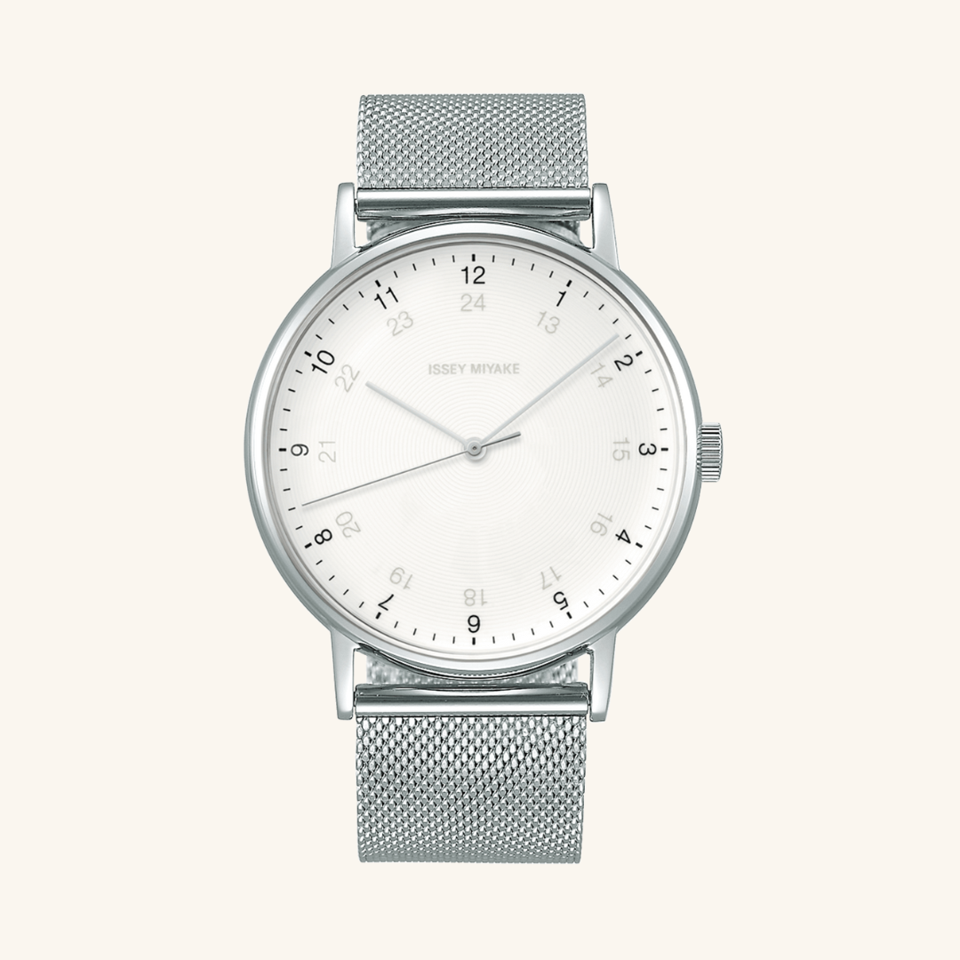 Issey Miyake Watch f White and Silver NYAJ701Y