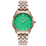 Olivia Burton Watch Celestial Green & Rose Gold-tone Stainless Steel 24000159