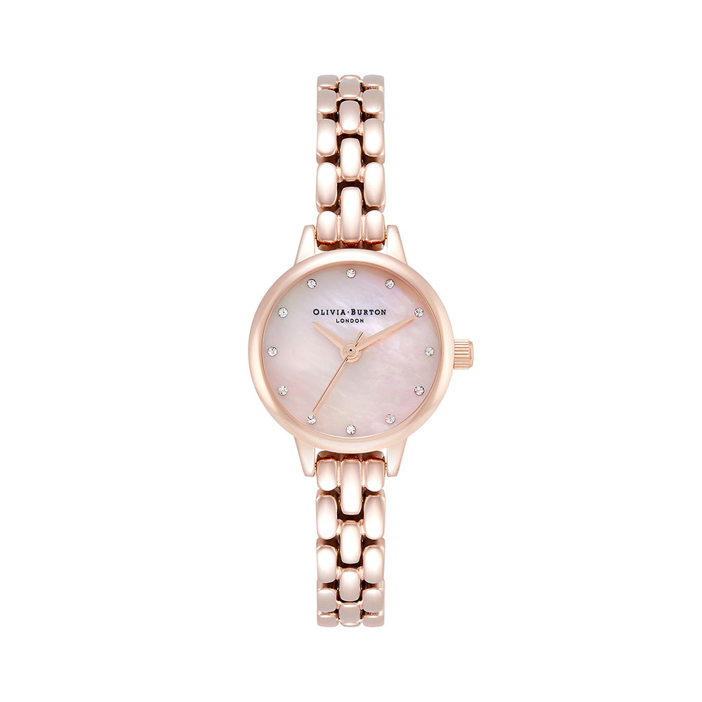 Olivia Burton Watch Classics Ionic Plated Rose Gold Steel OB16MN10