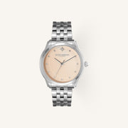Olivia Burton Celestial Starlight Ladies Watch of Silver Stainless Steel/Bracelet, 36mm, 24000047