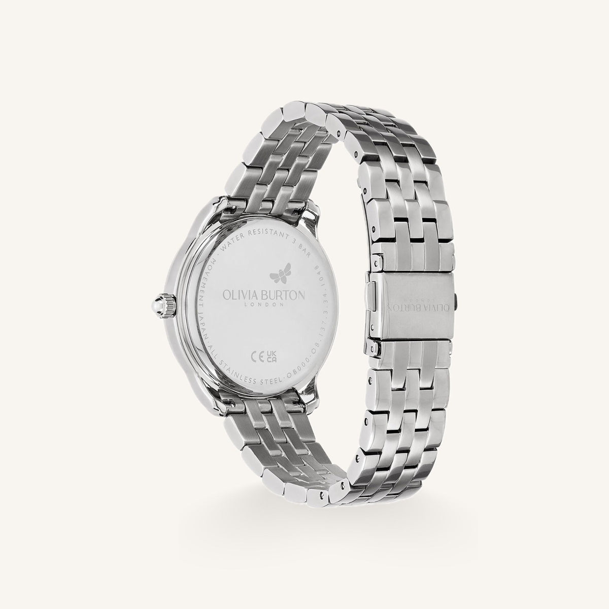 Olivia Burton Celestial Starlight Ladies Watch of Silver Stainless Steel/Bracelet, 36mm, 24000047