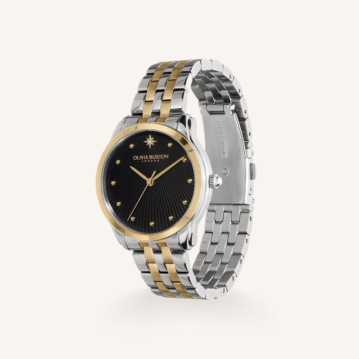 Olivia Burton Celestial Starlight Ladies Watch of Two-Tone Stainless Steel/Bracelet, 36mm, 24000049