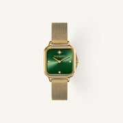 Olivia Burton Grosvenor Ladies Watch of Gold Stainless Steel/Mesh Bracelet, 28mm, 24000087