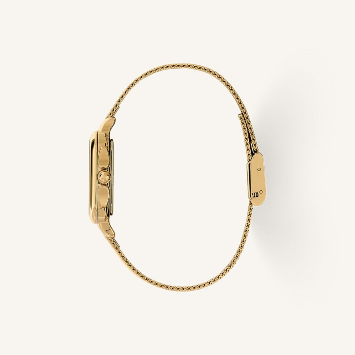 Olivia Burton Grosvenor Ladies Watch of Gold Stainless Steel/Mesh Bracelet, 28mm, 24000087