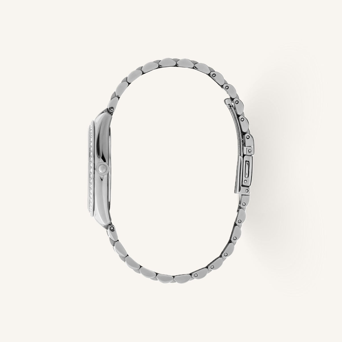 Olivia Burton Sports Luxe (Bejewelled) Ladies Watch of Silver Stainless Steel/Bracelet, 34mm, 24000134