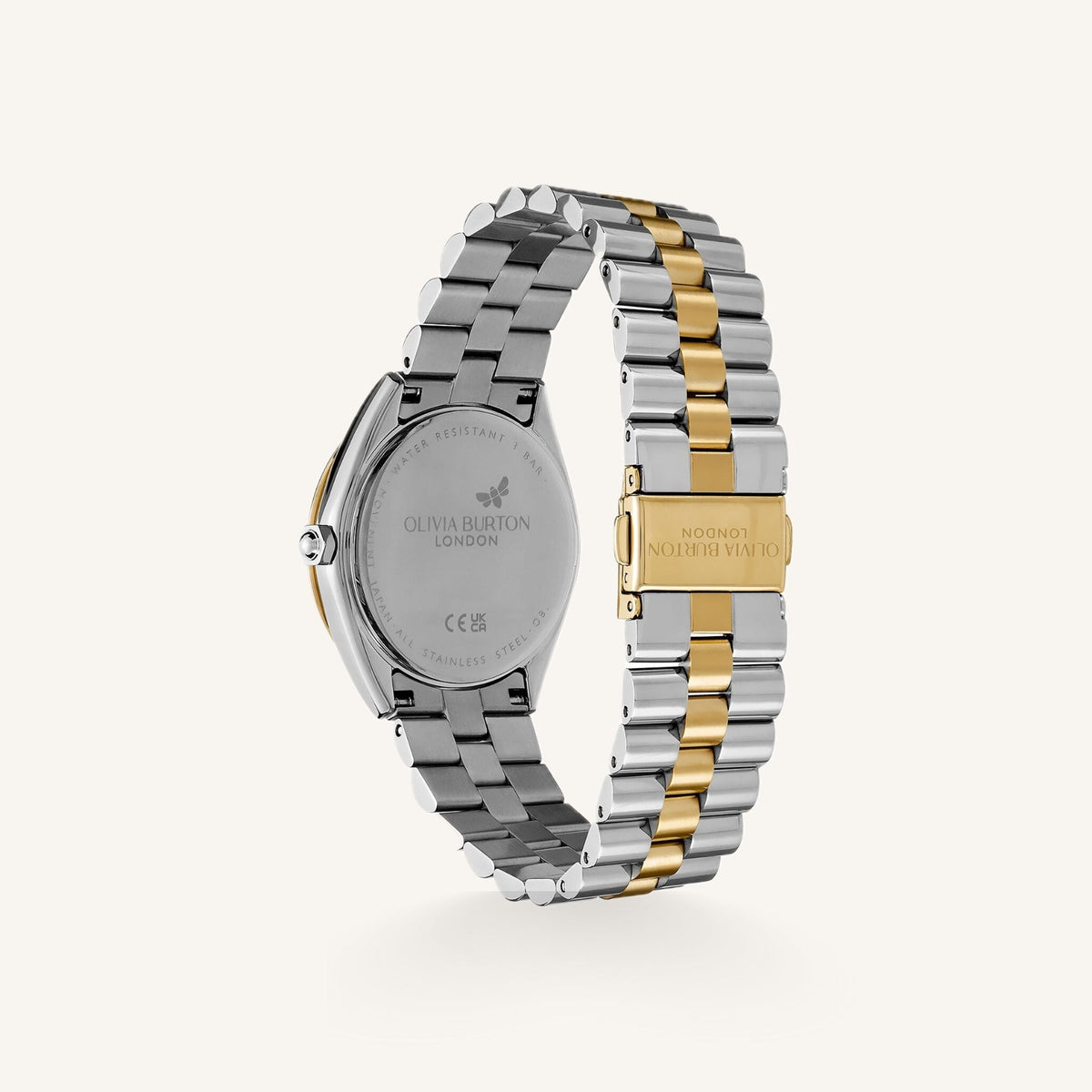 Olivia Burton Sports Luxe Ladies Watch of Two Tone Stainless Steel/Bracelet, 34mm, 24000137