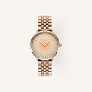 Olivia Burton Radiant Sun Ladies Watch of Rose Gold Stainless Steel/Bracelet, 35mm, 24000139