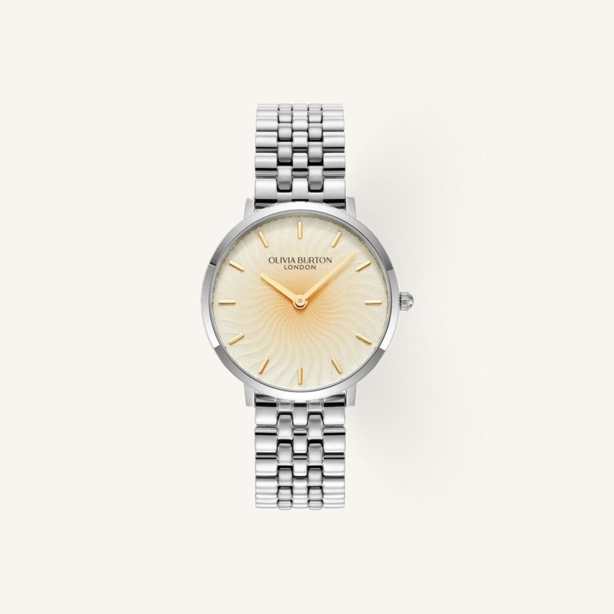 Olivia Burton Radiant Sun Ladies Watch of Silver Stainless Steel/Bracelet, 35mm, 24000141