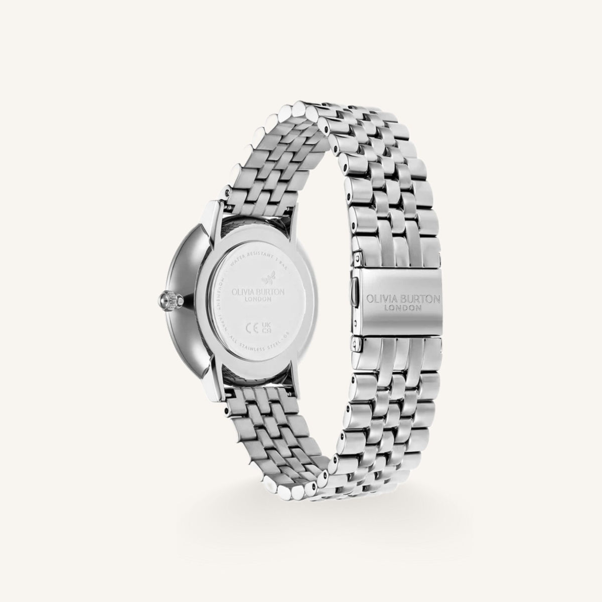Olivia Burton Radiant Sun Ladies Watch of Silver Stainless Steel/Bracelet, 35mm, 24000141