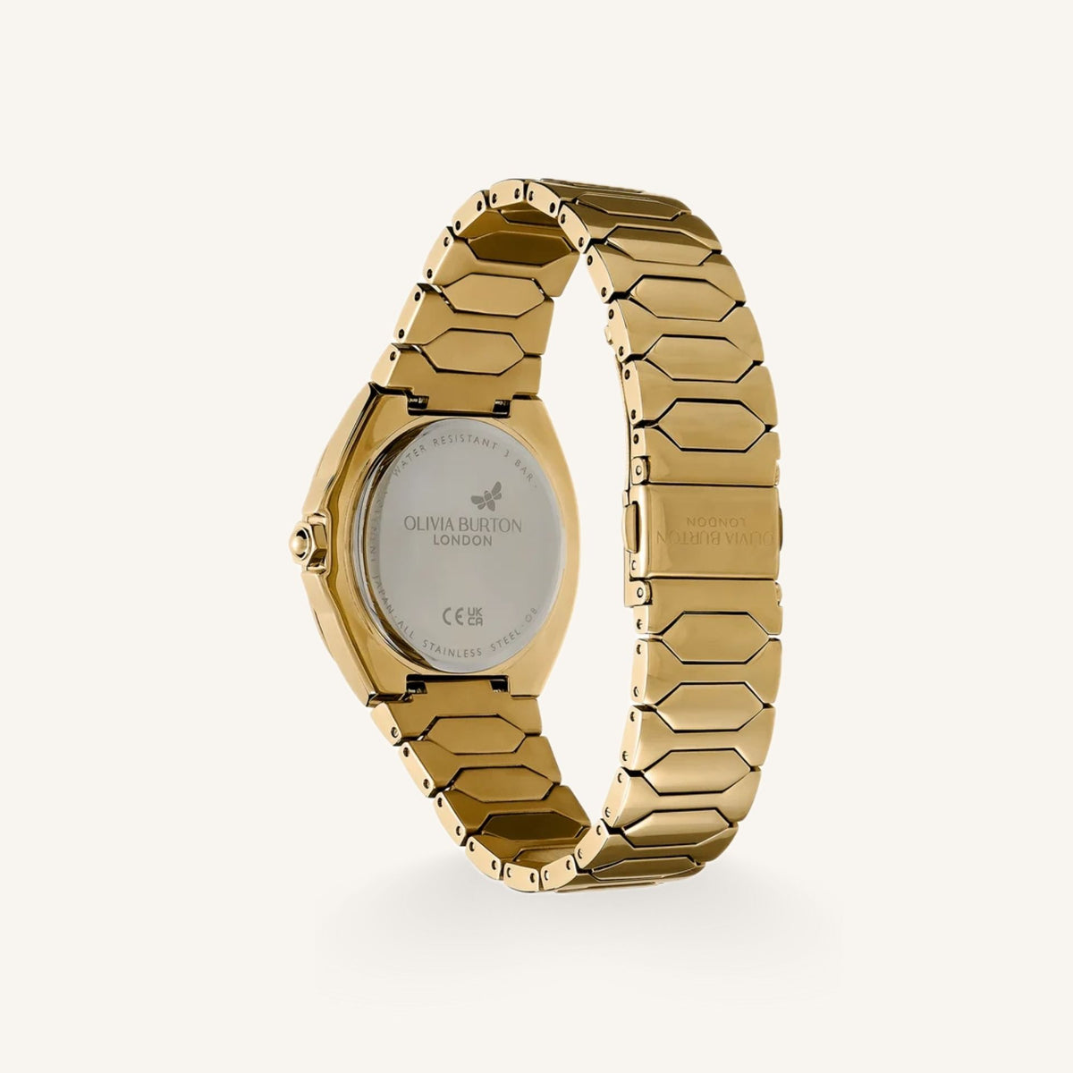Olivia Burton Sports Luxe Lustre Ladies Watch of Gold Stainless Steel/Bracelet, 36mm, 24000150
