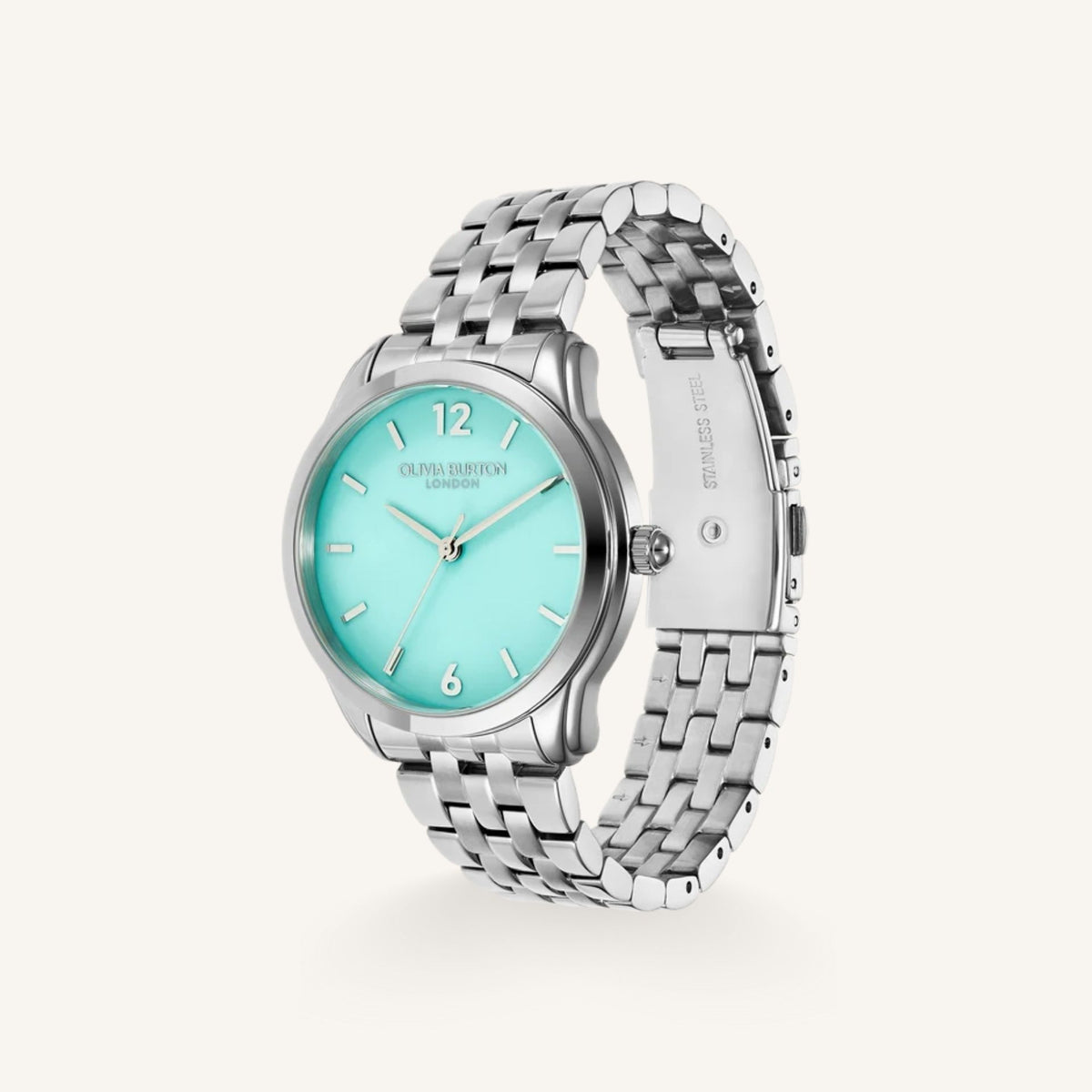 Olivia Burton Starlight Ladies Watch of Silver Stainless Steel/Bracelet, 36mm, 24000157