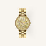 Olivia Burton Ice Burst Ladies Watch of Gold Stainless Steel/Bracelet, 35mm, 24000186