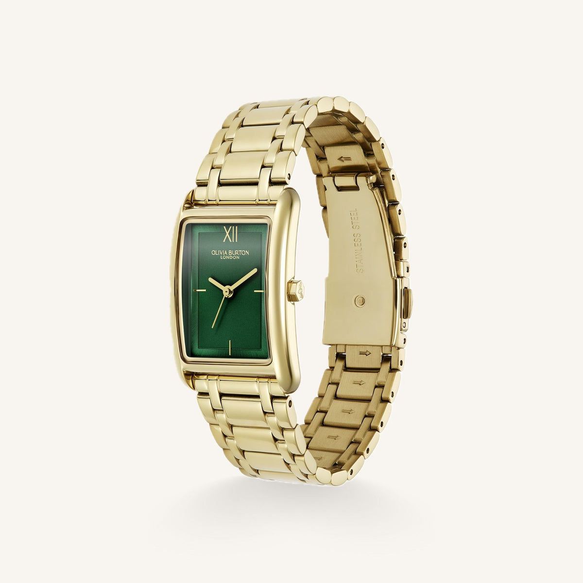 Olivia Burton Grove (Classic) Ladies Watch of Gold Stainless Steel/Bracelet, 23mm, 24000195