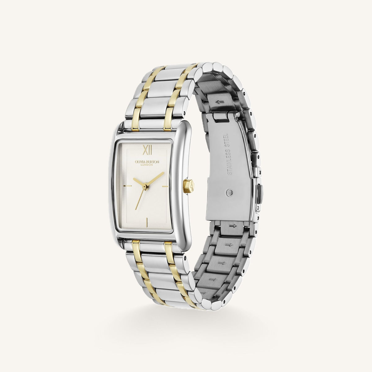 Olivia Burton Grove (Classic) Ladies Watch of Two-Tone Stainless Steel/Bracelet, 23mm, 24000197