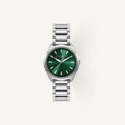 Olivia Burton Sports Luxe Geo Ladies Watch of Silver Stainless Steel/Bracelet, 34mm, 24000247