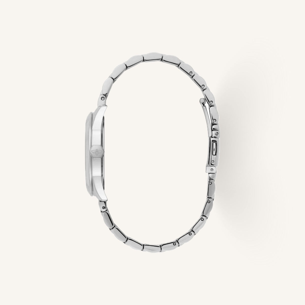 Olivia Burton Sports Luxe Geo Ladies Watch of Silver Stainless Steel/Bracelet, 34mm, 24000247