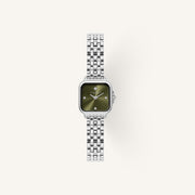 Olivia Burton Mini Grosvenor (Classic) Small Ladies Watch of Silver Stainless Steel/Bracelet, 20mm, 24000255