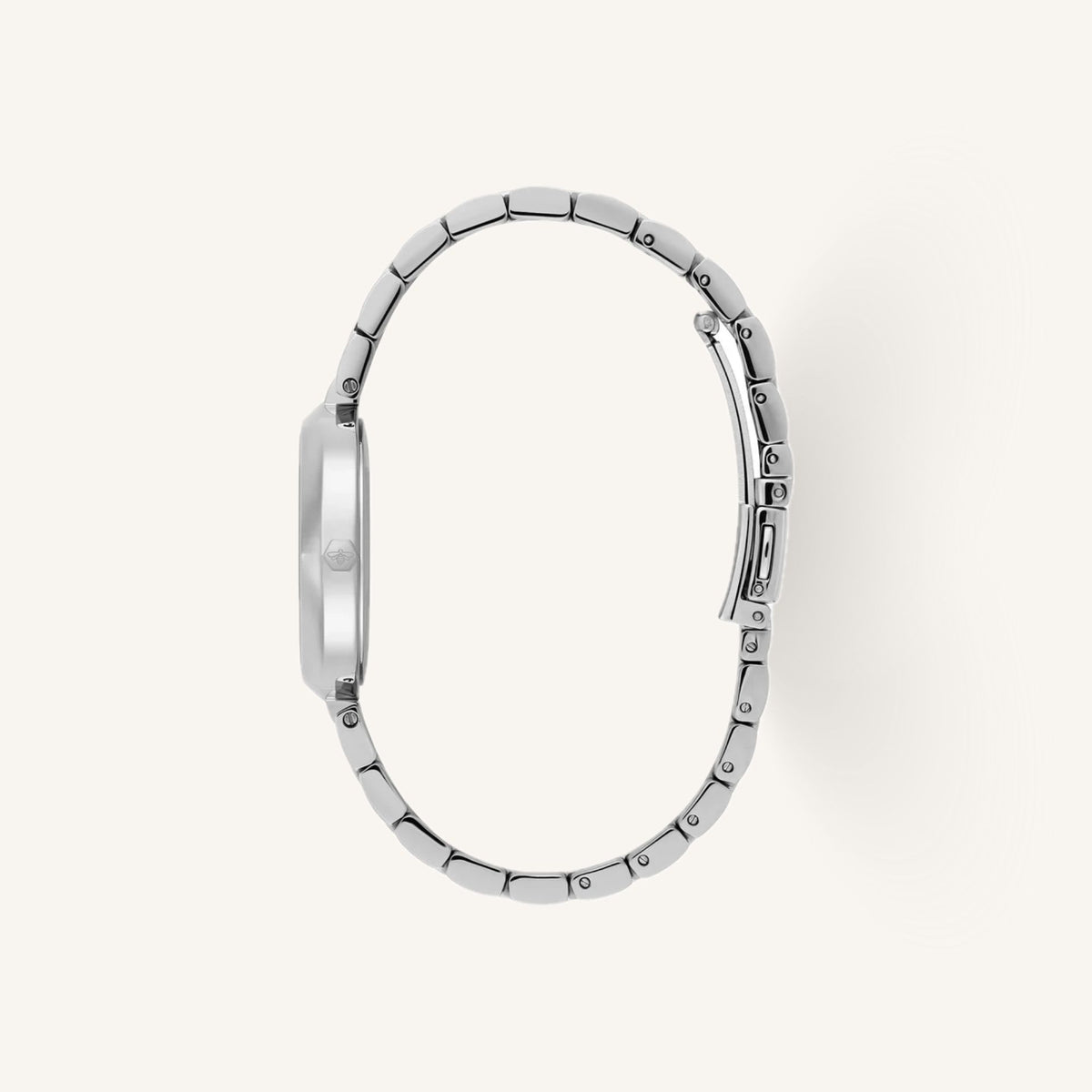 Olivia Burton Dimension T-Bar Ladies Watch of Silver Stainless Steel/Bracelet, 32mm, 24000259