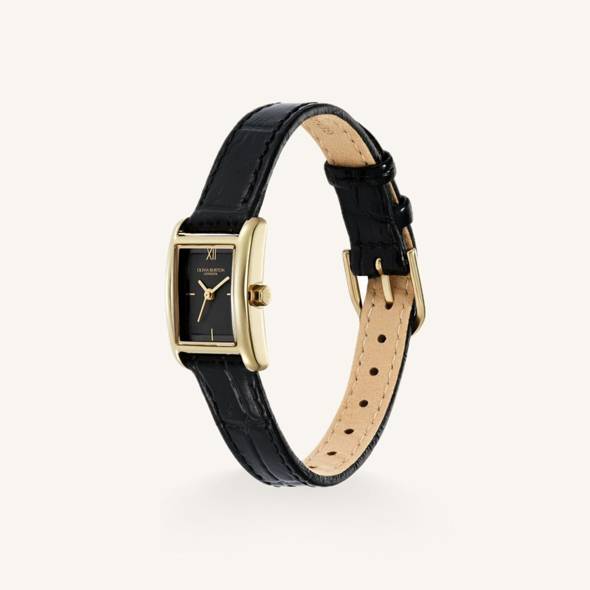 Olivia Burton Signature Charing Ladies Watch of Gold Stainless Steel/Mesh Bracelet, 28.5mm, 24000284
