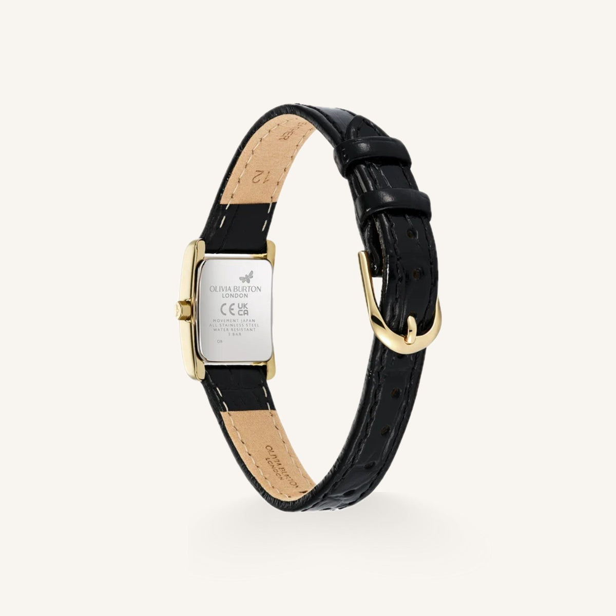 Olivia Burton Signature Charing Ladies Watch of Gold Stainless Steel/Mesh Bracelet, 28.5mm, 24000284
