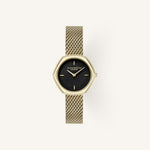 Olivia Burton Signature Small Ladies Watch of Gold Stainless Steel/Mesh Bracelet, 28.5mm, 24000287