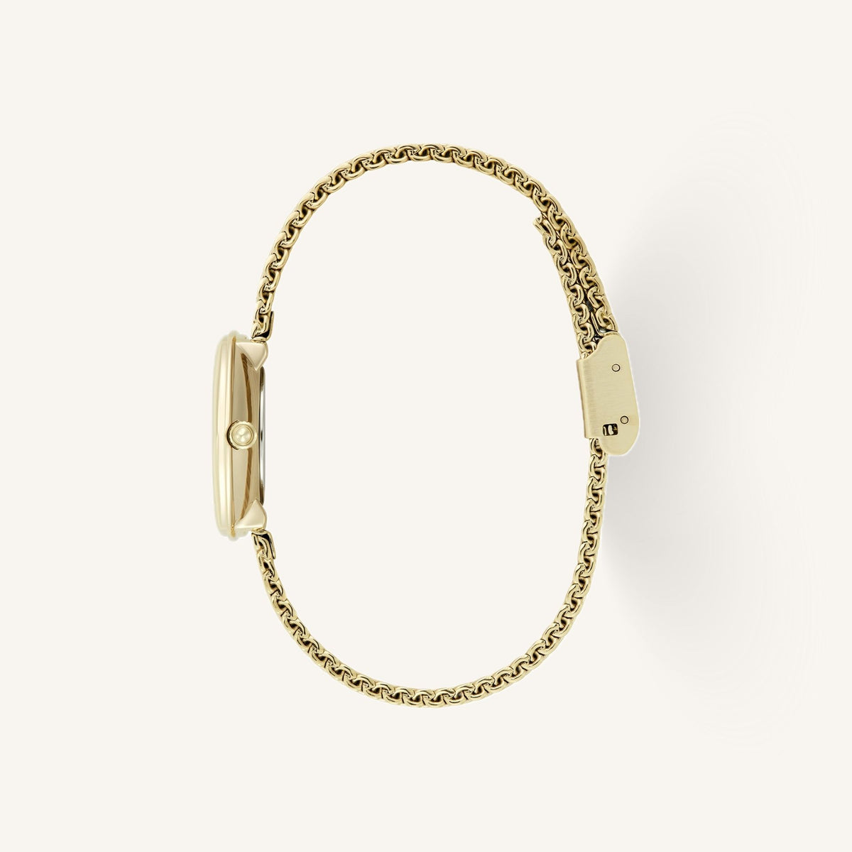 Olivia Burton Signature Small Ladies Watch of Gold Stainless Steel/Mesh Bracelet, 28.5mm, 24000287