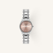 Olivia Burton Sports Luxe Small Ladies Watch of Silver Stainless Steel/Bracelet, 28mm, 24000289