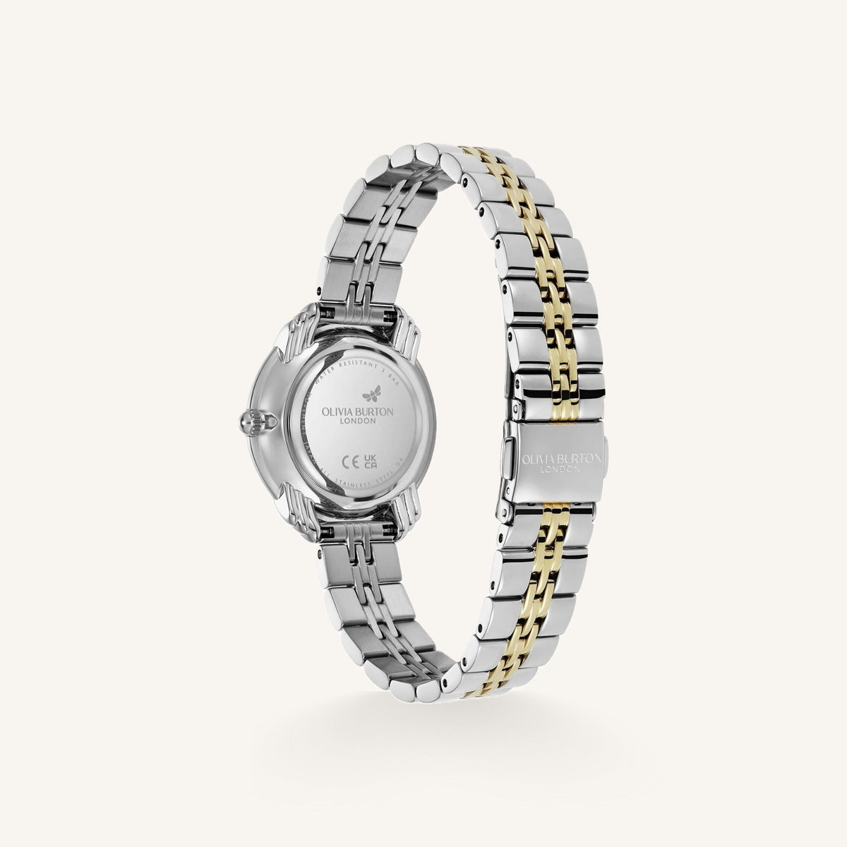 Olivia Burton Art Deco 2.0 Ladies Watch of Two Tone Stainless Steel/Bracelet, 30mm, 24000296