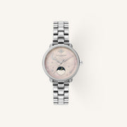 Olivia Burton Celestial (Moonphase) Ladies Watch of Silver Stainless Steel/Bracelet, 34mm, 24000297