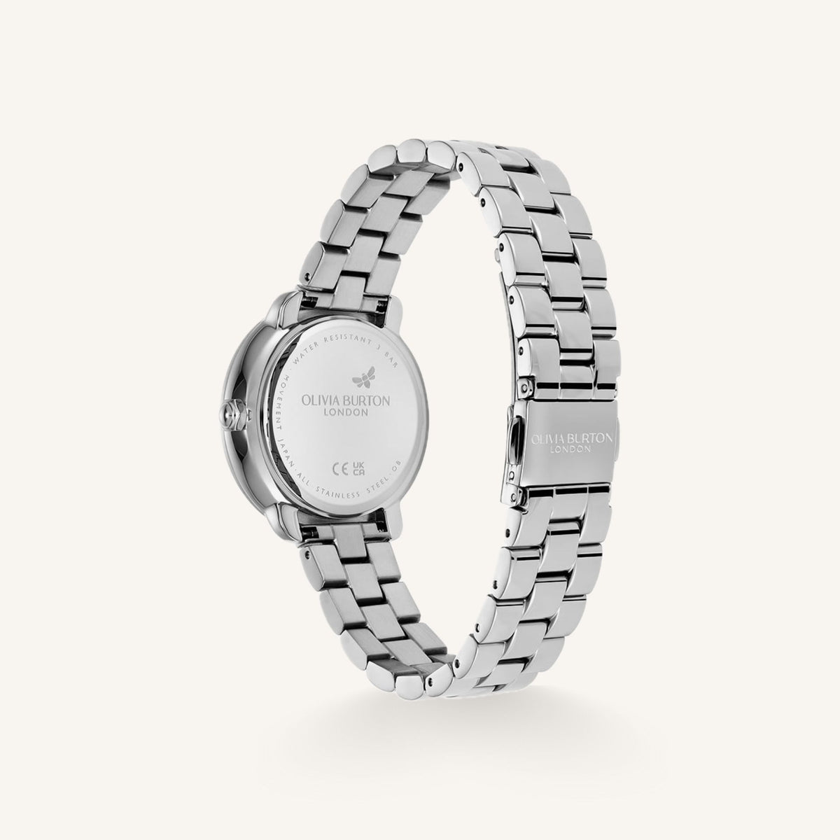 Olivia Burton Celestial (Moonphase) Ladies Watch of Silver Stainless Steel/Bracelet, 34mm, 24000297