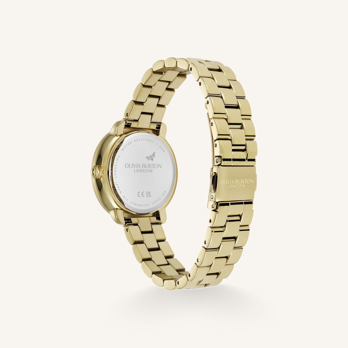 Olivia Burton Celestial (Moonphase) Ladies Watch of Gold Stainless Steel/Bracelet, 34mm, 24000298