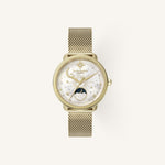Olivia Burton Celestial (Moonphase) Ladies Watch of Gold Stainless Steel/Mesh Bracelet, 34mm, 24000299