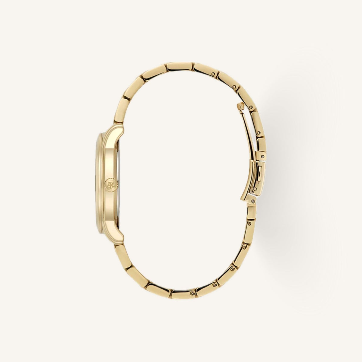 Olivia Burton Modern Classics Colourwave Ladies Watch of Gold Stainless Steel/Bracelet, 36mm, 24000319